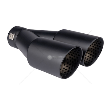 Koncovka výfuku z nerezové oceli černá matná AMiO-04063