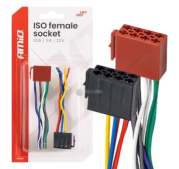 Konektor ISO samica CCA 5A 12V AMiO-04444