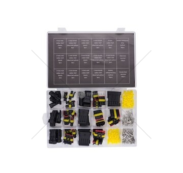 Konektory automobilové vodotěsné, sada 424ks KRAFT&DELE