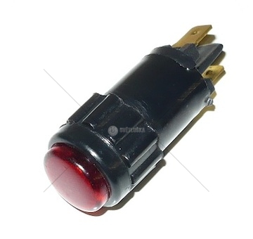 Kontrolka červená kulatá