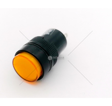 Kontrolka kulatá oranžová LED 12/24V