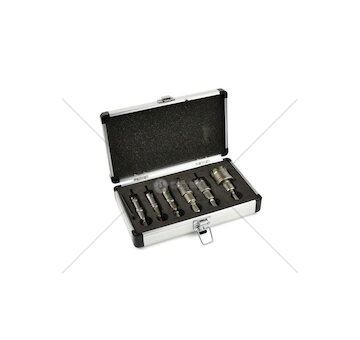 Korunkové vrtáky do kovu TCT, 16 - 35 mm, sada 6 ks GEKO