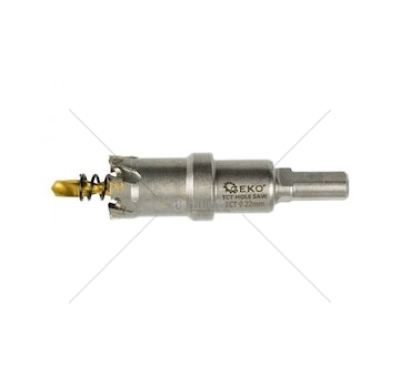 Korunkový vrták do kovu TCT, 22mm GEKO