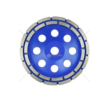 Kotouč brusný diamantový na beton, dvouřadý, 180x22,2mm GEKO