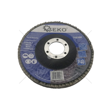 Kotouč brusný lamelový, 115mm, P40 GEKO