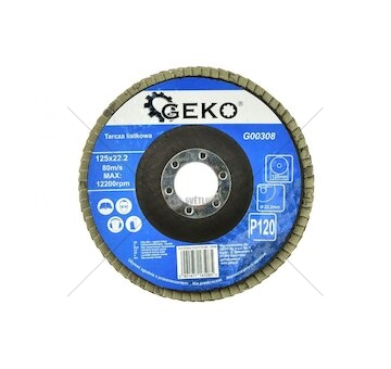 Kotouč brusný lamelový, 125mm, P120 GEKO