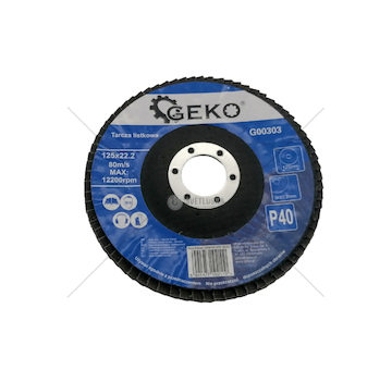 Kotouč brusný lamelový, 125mm, P40 GEKO