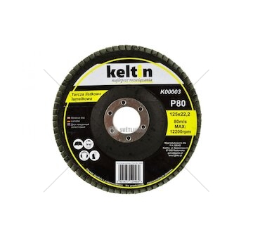 Kotouč brusný lamelový, 125mm, P80 KELTIN