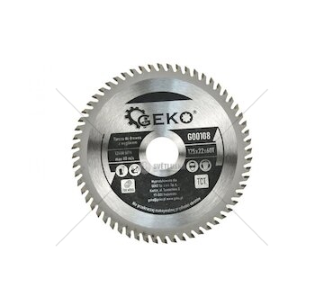 Kotouč pilový s SK plátky (vidiový), 125x22x60T GEKO