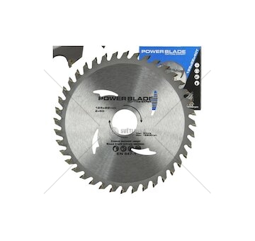 Kotouč pilový s SK plátky (vidiový), 125x40Tx22,2mm POWER BLADE
