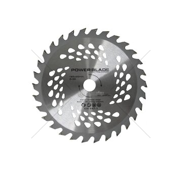 Kotouč pilový s SK plátky (vidiový), 185x30Tx20mm POWER BLADE