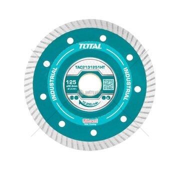 Kotouč řezný diamantový, 125x22,2mm, ultra tenký, univerzální, TOTAL