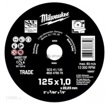 Kotouč řezný na kov - trade scs 41/125x1/ 22 4932479578_A