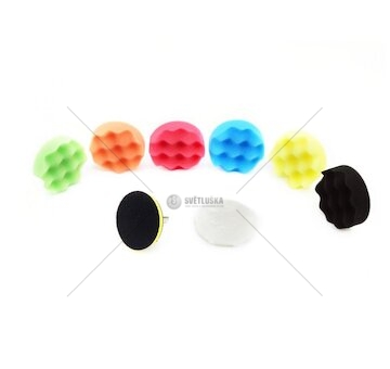 Kotouče leštící, 80mm, sada 9ks GEKO