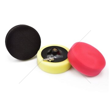 Kotouče leštící pěnové, 150mm, M14, sada 3ks GEKO