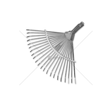 Kovové hrábě nastavitelné, 22 zubů KT-W008A