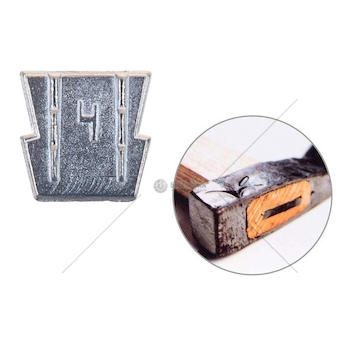 Kovový klínek do násad, velikost 4 - GEKO