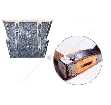 Kovový klínek do násad, velikost 6 - GEKO