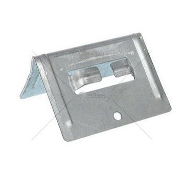 Kovový ochranný roh upínacího pásu 90x75mm