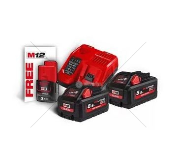 KPL.AKUMULATOR M18X2SZT M12X1SZT LADOWAR C8546 4933464713
