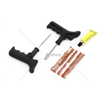 KPL.DO NAPRAWY OPON 5X SZNUR 10CM + KLEJ  AM01251