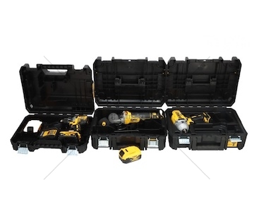 KPL.KLUCZ DAROWY 1/2 + SZLIFIERKA KATOWA DEWALT DCKM009