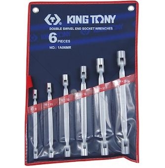 KPL.KLUCZY NASADOWYCH 6EL. 8-19MM KING TON 1A06MR