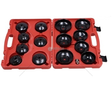 KPL.KLUCZY NASADOWYCH DO FILTROW OLEJU 15EL.  EX10490