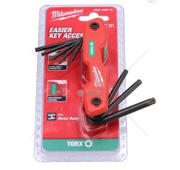 KPL.KLUCZY TORX T9-T40 - SKLADANE C8546 4932480979