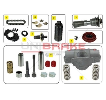 KPL.NAPR.ZACISKU HAM.SN5 MAN TGL 12-180 UNIBRAKE UNB5128