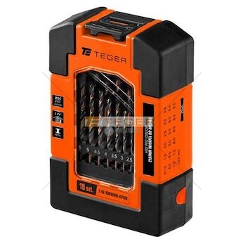 KPL.WIERTEL DO METALU HSS DIN338 19EL.TEGER  T-W-NWWDM-KPL02