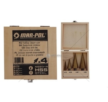 KPL.WIERTEL STOPNIOWYCH 4-32MM 4EL.  M22319