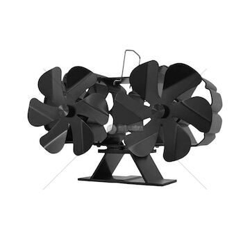 Krbový ventilátor stojanový, dvojitý, 6 lopatek STREND PRO