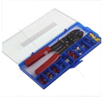 Krimplovací kleště sada + 100 koncovek