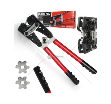 Krimpovací kleště na kabelová pouzdra s matricemi HEX 6 - 50 mm MAR-POL