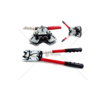 Krimpovací kleště na kabelové koncovky 6 - 50 mm², s matricemi KRAFT&DELE