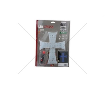 Kříž LED modrý 24V Lampa LAM96972