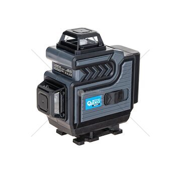 Křížový laser 360° samonivelační 4D zelený, se stativem, kompletní sada GEKO