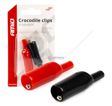 Krokosvorky 2ks 5A 50mm AMiO-03045