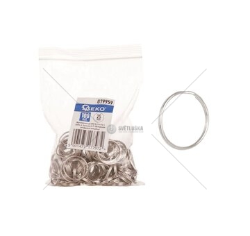 Kroužek na klíče 25mm, 100ks GEKO