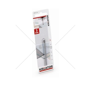 KRT011101 - Vrták do obkladů, dlaždic a skla 3 x 62 mm KREATOR