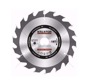 KRT020404 - Pilový kotouč na dřevo 140mm, 18T KREATOR