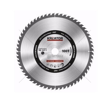 KRT020433 - Pilový kotouč na dřevo 315mm, 100T KREATOR