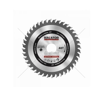 KRT020436 Pilový kotouč na dřevo 235mm 40T KREATOR