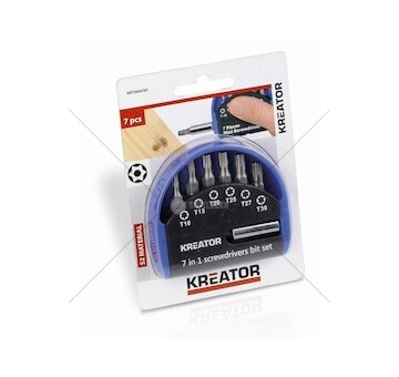 KRT064250 - Sada bitů 7 ks TORX KREATOR