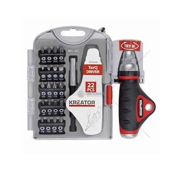 KRT064460 - Sada bitů 22 ks PZ/PH/SL/HX/TX KREATOR