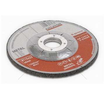 KRT070310 Brusný kotouč Ocel 115x6,0x22mm 2+1 (3ks) KREATOR