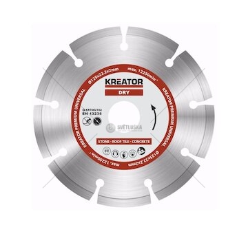 KRT082102 Diamantový kotouč segmentový 125mm PREMIUM KREATOR