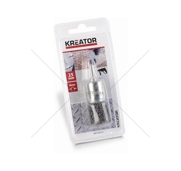 KRT150101 - Ocelový kartáč na vrtačky 25mm KREATOR