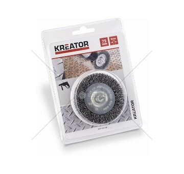 KRT150108 - Brusný ocelový kartáč 75mm KREATOR
